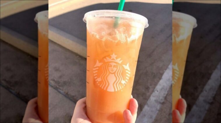 Is there a peach tea at Starbucks?