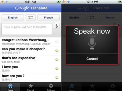 Is there an app that translates as you speak?