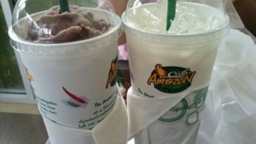 Is there milk in frappe?