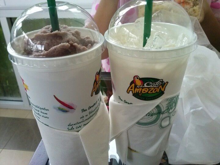 Is there milk in frappe?