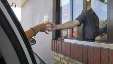 Is working the drive-thru hard?