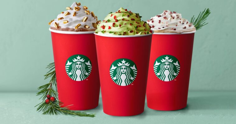 What Christmas drinks does Starbucks have?
