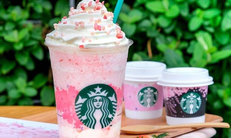 What Starbucks drink is pink?