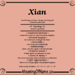 What Xian means?