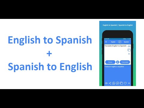 What app translates English to Spanish?