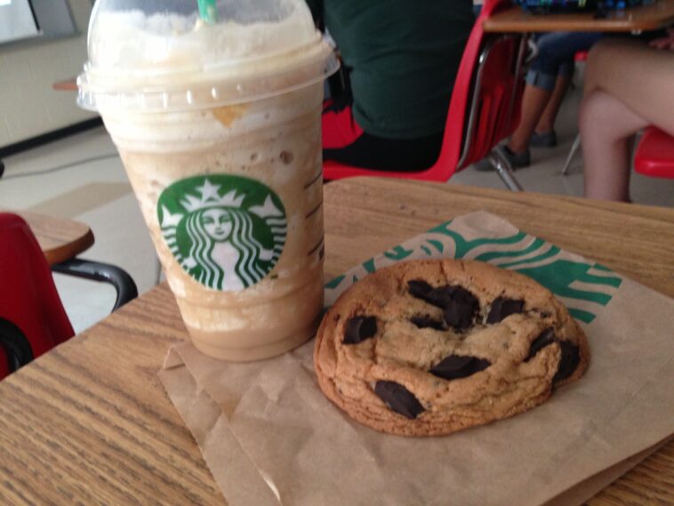 What are chocolate chips called at Starbucks?