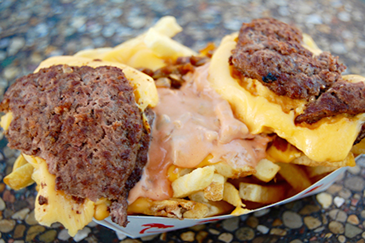 What are roadkill fries at In N Out?