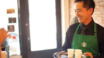 What are the duties of a Starbucks manager?