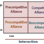 What are the four types of strategic alliances?