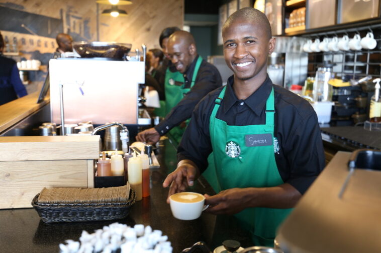 What are the job levels in Starbucks?