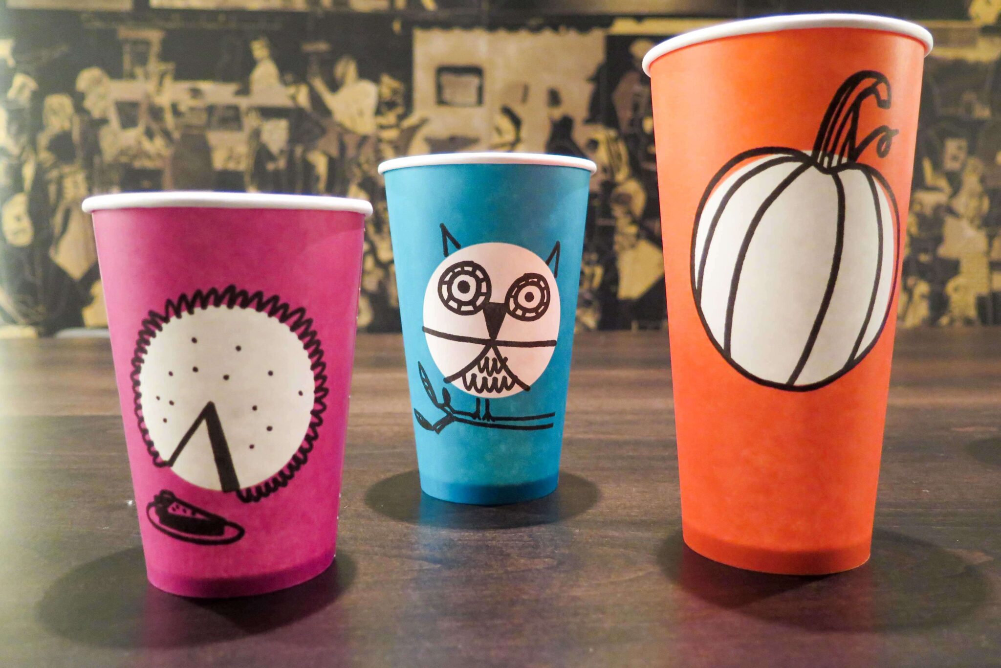 What are the new fall Starbucks cups?