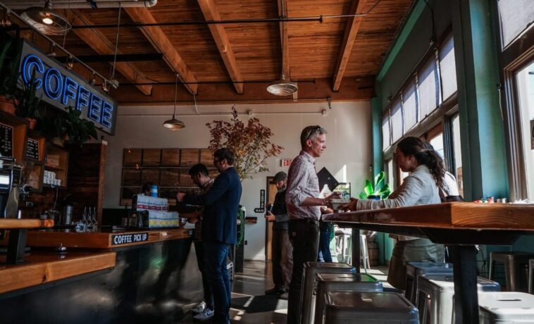 What are the risks of opening a coffee shop?