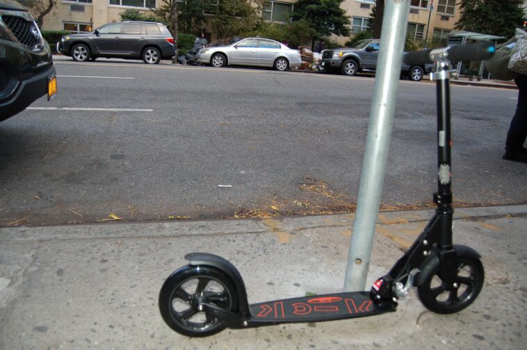 What are the scooters around town?