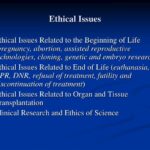What are the six ethical issues?