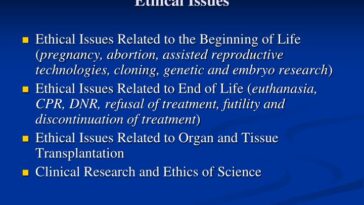 What are the six ethical issues?