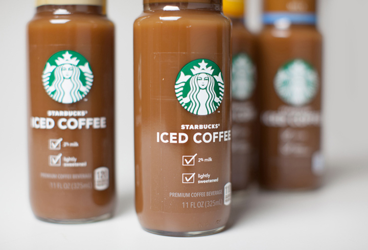 What can you add to Starbucks iced coffee with milk?
