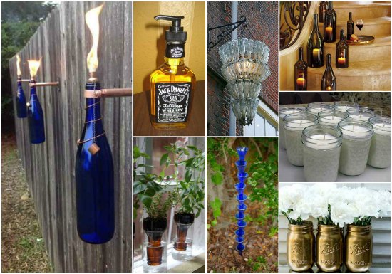 What can you do with empty glass Starbucks bottles?