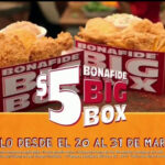 What comes in Popeyes $5 box?