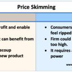 What companies use price skimming?