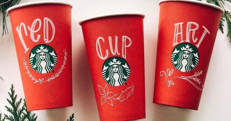 What day does Starbucks release new cups?