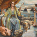 What did Kirke do to Odysseus men?