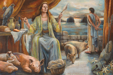 What did Kirke do to Odysseus men?