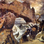 What did the Laestrygonians do to Odysseus?