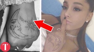 What do Ariana Grande's tattoos say?