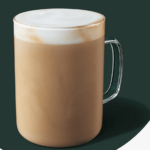 What do you put in a vanilla latte at Starbucks?