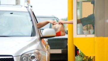 What do you say when you order a drive thru?