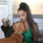 What does Ariana Grande get a Starbucks?