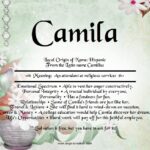 What does Camila mean?