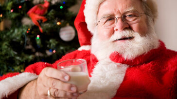 What does Santa Claus drink?