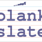 What does blank slate mean in English?