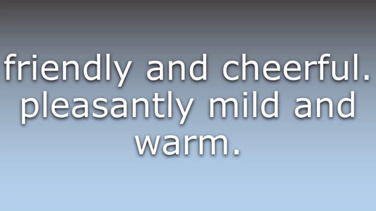 What does it mean to be genial?