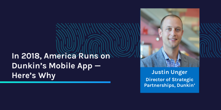 What does on tap mean on the Dunkin app?