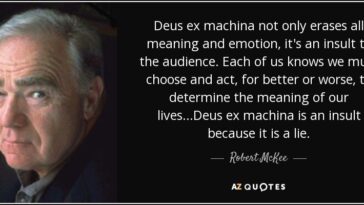 What does pulling a deus ex machina mean?