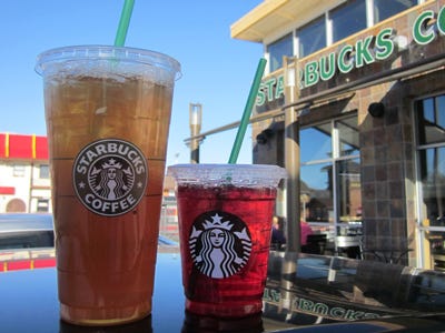 What drinks can I get in a Trenta?