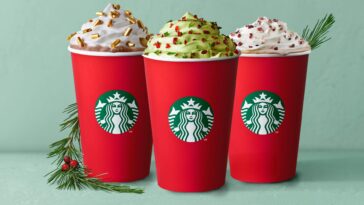 What drinks does Starbucks have for Christmas?
