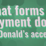 What forms of payment does McDonald's accept?