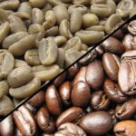 What gives coffee beans its flavor?