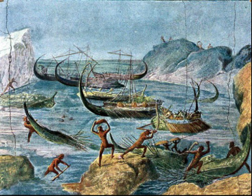 What happened at the island of Aeolus?