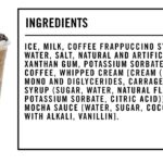 What ingredients are in a Starbucks Coffee Frappuccino?