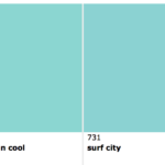 What is Caribbean blue color?
