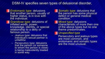 What is Erotomanic delusion?