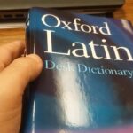 What is Latin dictionary called?