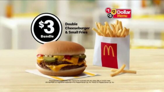 What is Mcdonalds $3 bundle?