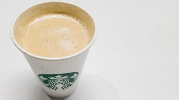 What is Starbucks Blonde vanilla latte?