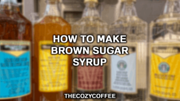 What is Starbucks brown sugar syrup made of?