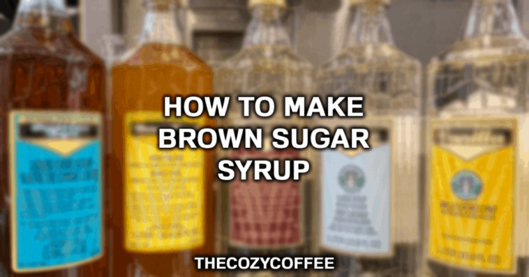 What is Starbucks brown sugar syrup made of?